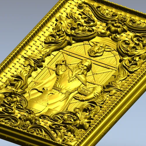 Loki Relief Panel - STL 3D Model for CNC Carving