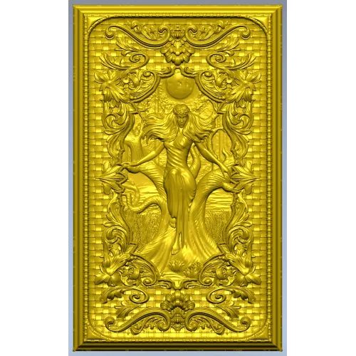 Mara Relief Panel - STL 3D model for CNC carving