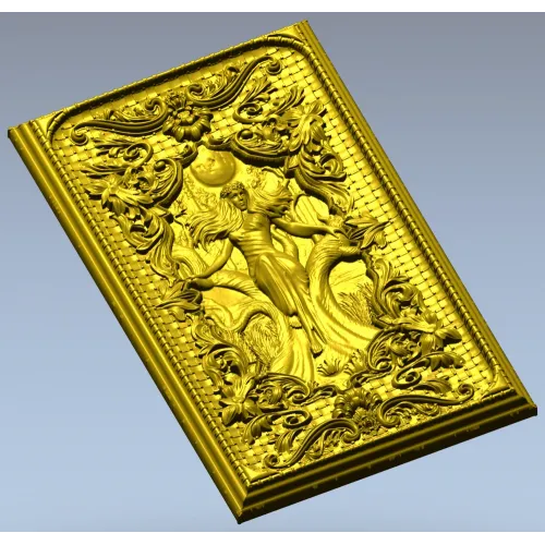 Mara Relief Panel - STL 3D model for CNC carving