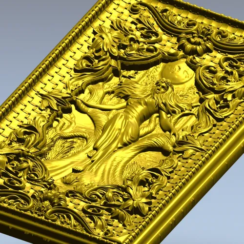 Mara Relief Panel - STL 3D model for CNC carving