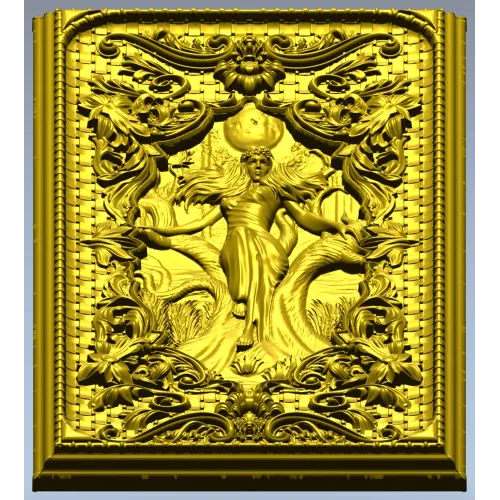 Mara Relief Panel - STL 3D model for CNC carving