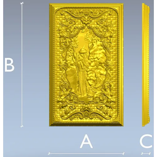 Morozko Vertical Relief - STL 3D model for CNC