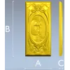 Панель с медальоном "Мужик в лодке" - 3D модель STL для ЧПУ