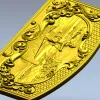 Boatman Relief Panel - Decorative 3D STL for CNC