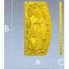 Boatman Relief Panel - Decorative 3D STL for CNC