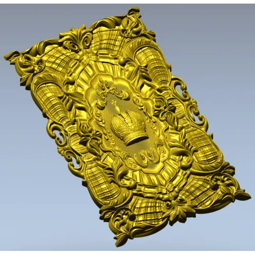 Коронная декоративная панель - 3D модель STL для ЧПУ