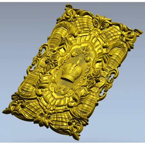 Коронная декоративная панель - 3D модель STL для ЧПУ