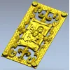 Лицeвая панель для нард - рельефная 3D модель в формате STL