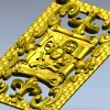 Лицeвая панель для нард - рельефная 3D модель в формате STL