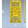 Лицeвая панель для нард - рельефная 3D модель в формате STL