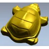 Turtle relief STL model for CNC wood carving