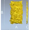 Рельефная панель "Дама в рококо" - 3D модель STL для ЧПУ