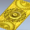 Декорированная панель для нард - 3D модель в формате STL