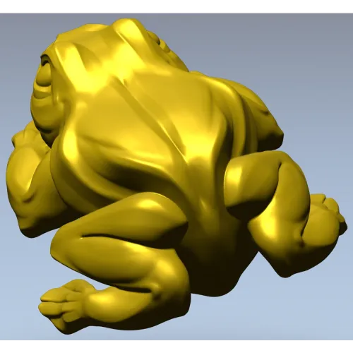 stl модель лягушки для ЧПУ - 3D модель в формате STL для фрезера