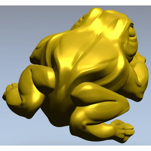 stl модель лягушки для ЧПУ - 3D модель в формате STL для фрезера