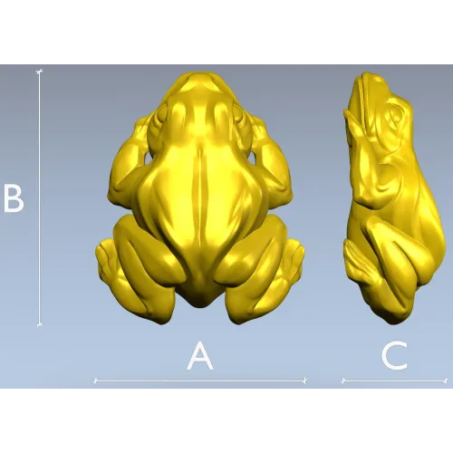 stl модель лягушки для ЧПУ - 3D модель в формате STL для фрезера