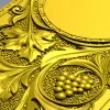 Vine & Grape Backgammon Panel - STL 3D Model for CNC