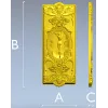 Elegant Rococo Medallion Relief STL