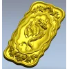 Декоративная панель "Дракон" - 3D модель STL для ЧПУ