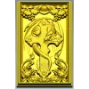 Драконий крест - рельефная панель STL для ЧПУ