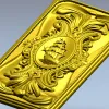 Картуш "Морской Корабль" - 3D модель STL для ЧПУ