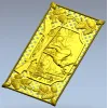 Охотничья панель с оленем - 3D модель в формате STL для ЧПУ