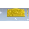 Forest Deer Medallion - STL 3D model for CNC router