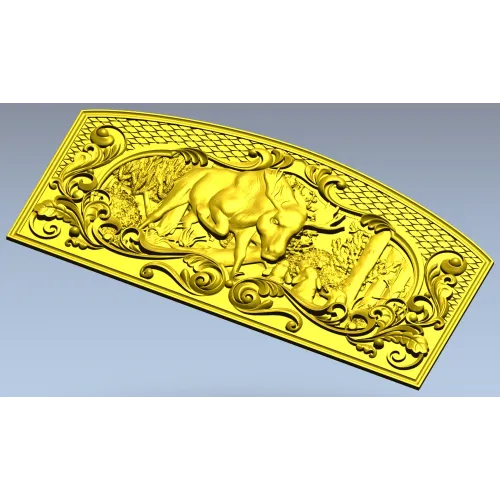 Moose Hunt Relief - STL 3D model for CNC milling