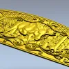 Moose Hunt Relief - STL 3D model for CNC milling