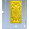 Ornamental Backgammon Panel 3D STL for CNC Milling