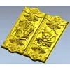 Нарды "Черепной маскарад" - 3D модель STL для ЧПУ фрезера