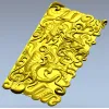 High-Relief Dragon Panel STL for CNC