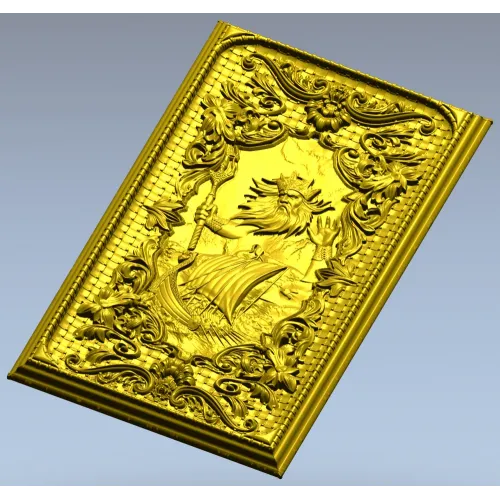 Декоративная панель "Ньерд" - 3D STL рельеф для ЧПУ
