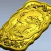 Панно "Владыка морей" - 3D модель STL для ЧПУ