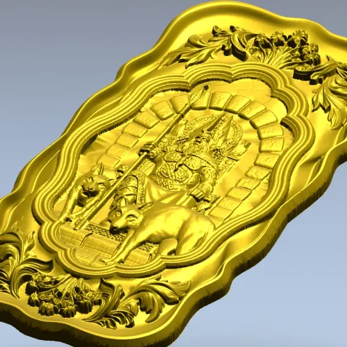 Один на троне - 3D модель STL для ЧПУ