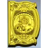3D модель STL панель "Один" для ЧПУ - барельефный медальон с волками