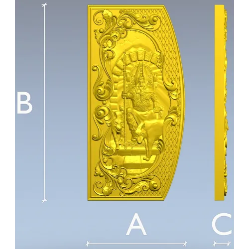 3D модель Odin - рельефное панно для ЧПУ