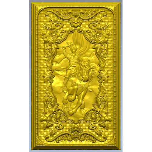 Перун - всадник грома (STL панель для ЧПУ)