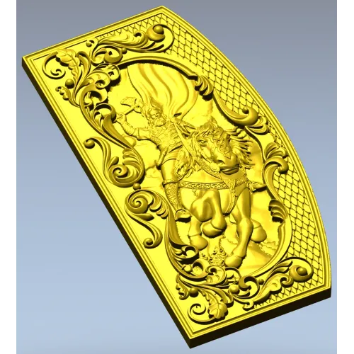 Перунский всадник - 3D модель STL для ЧПУ