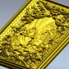 Панно "Песнь Бояна" - детализированная 3D модель STL для ЧПУ