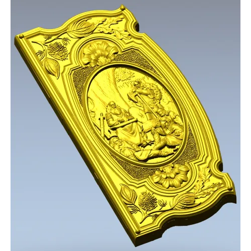 Song of Boyan relief panel STL for CNC