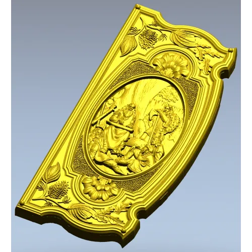 Song of Boyan relief panel STL for CNC
