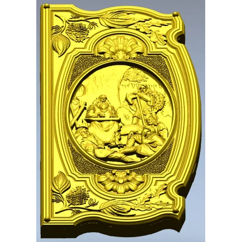 Song of Boyan relief panel STL for CNC