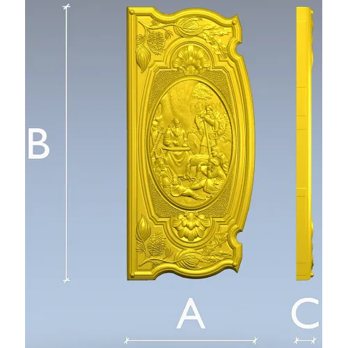 Song of Boyan relief panel STL for CNC