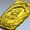 Chariot Journey baroque relief - STL 3D model for CNC milling
