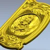 Carriage Ride Medallion - STL 3D model for CNC carving