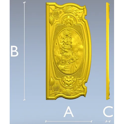 Carriage Ride Medallion - STL 3D model for CNC carving