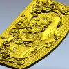 Колесница - 3D модель STL декоративной панели для ЧПУ