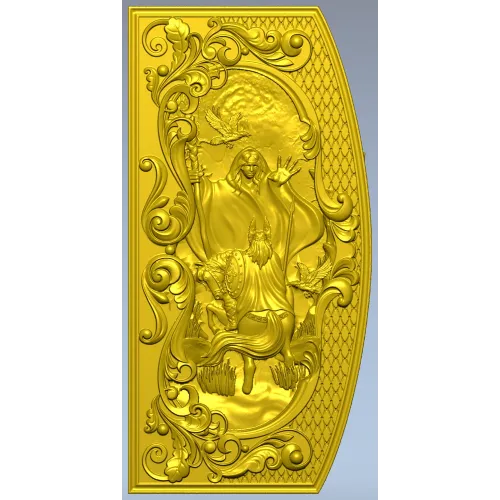 Prophecy of the Vlva - high-relief decorative panel STL