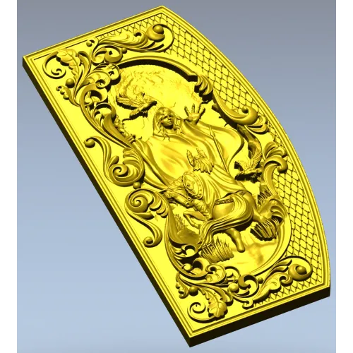 Prophecy of the Vlva - high-relief decorative panel STL